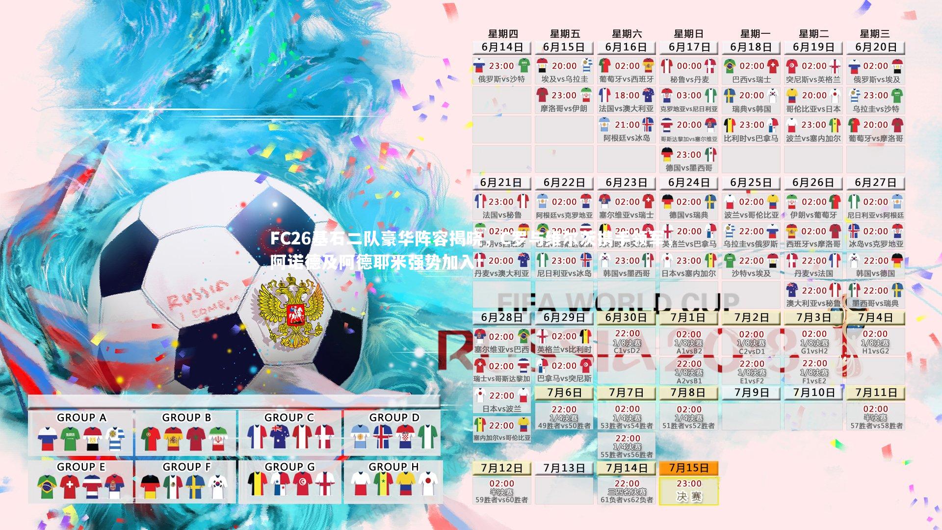 【爱游戏体育】FC26基石二队豪华阵容揭晓，C罗与维尔茨携手领军，阿诺德及阿德耶米强势加入